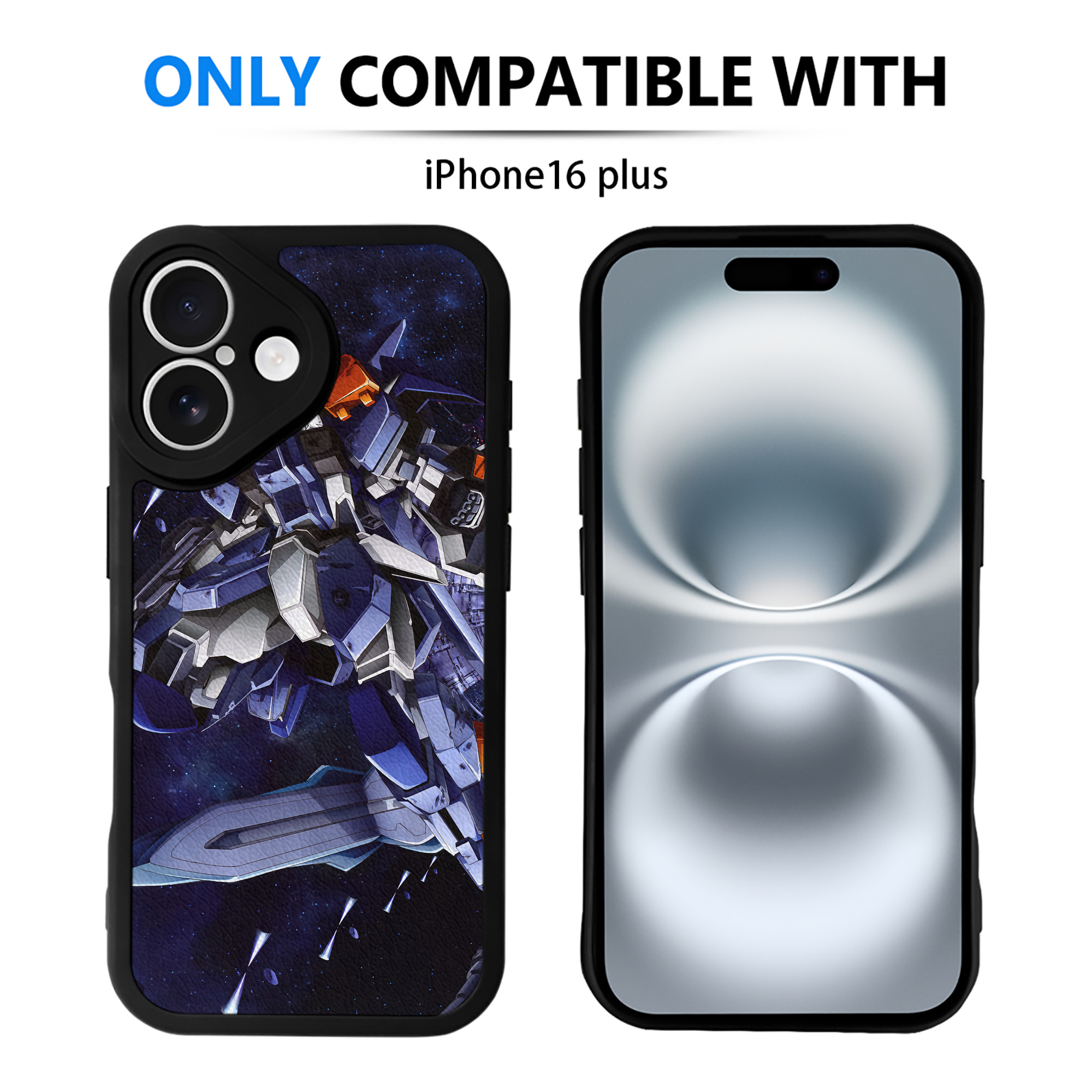 （画像用） 機動戦士ガンダム Mobile Suit Gundam 【iPhone 16シリーズ対応】シリコンスマホケース（レザー調） 材質：シリコン